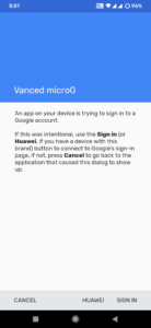 MicroG Login