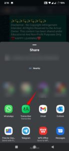 transcribe whatsapp messages