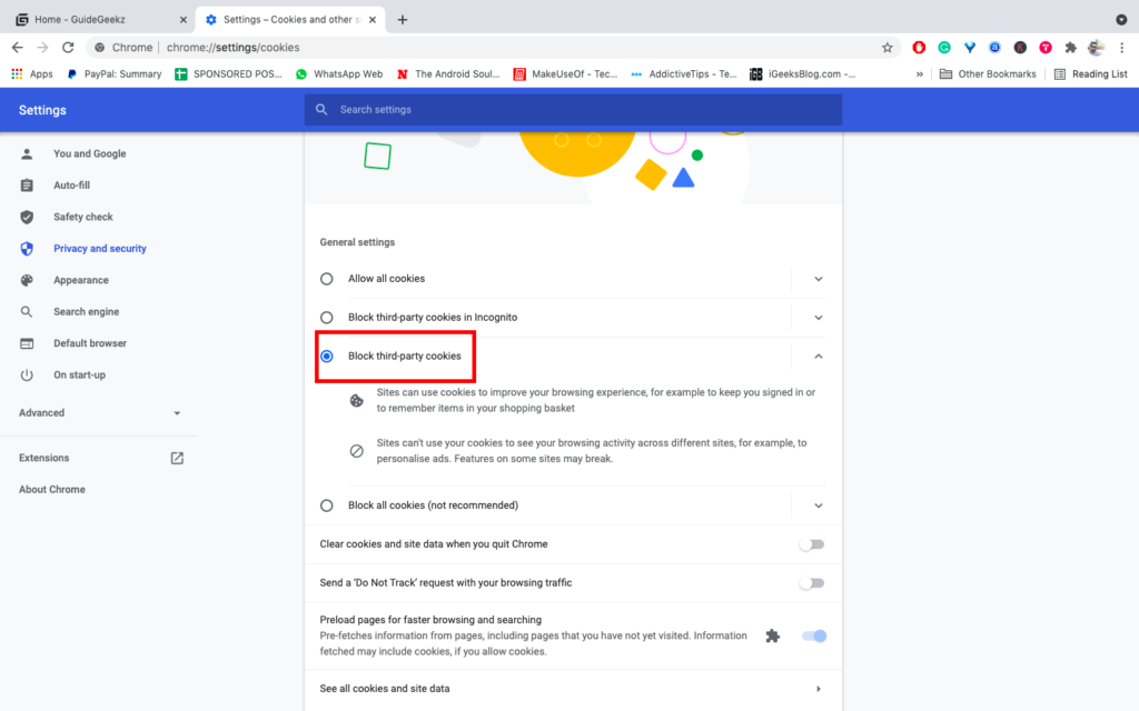 Disable FLoC in Google Chrome Desktop
