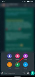 Send Disappearing Photos and Videos in WhatsApp