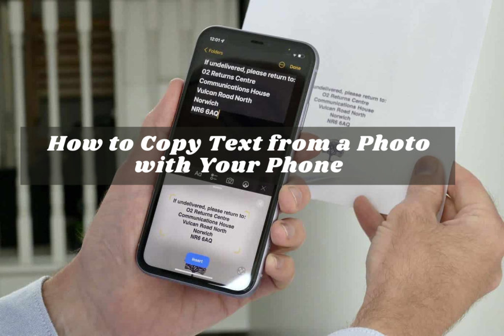 How to Copy Text from a Photo with Your Phone How to Copy Text from a Photo